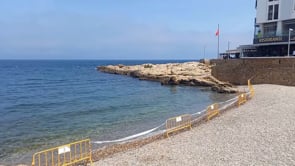 Tancada la platja del Port d'en Perris per vessament d'aigües brutes