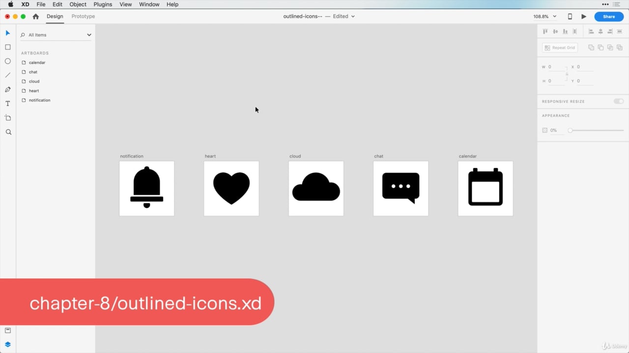 6. Converting icons to outlines on Vimeo