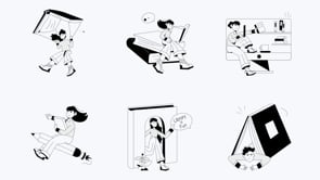 Book and Library Illustration Set, an Illustration by Prosymbols (Thumbnail 8 of 8)