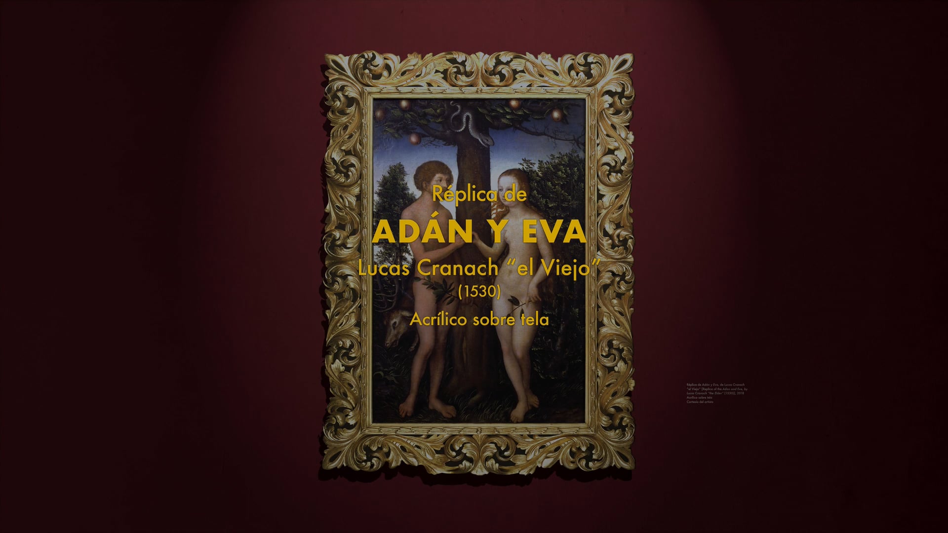 Adán y Eva. By Enrique. [Replica of Adam and Eve]