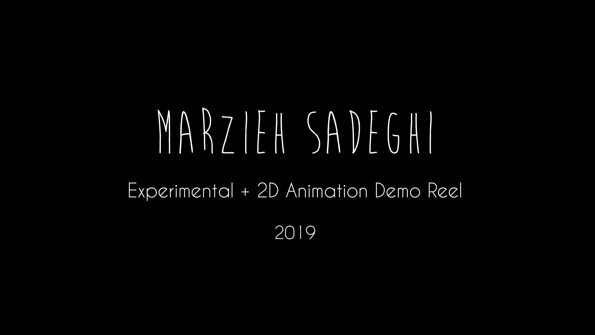 Experimental + 2D Animation Reel (2019)