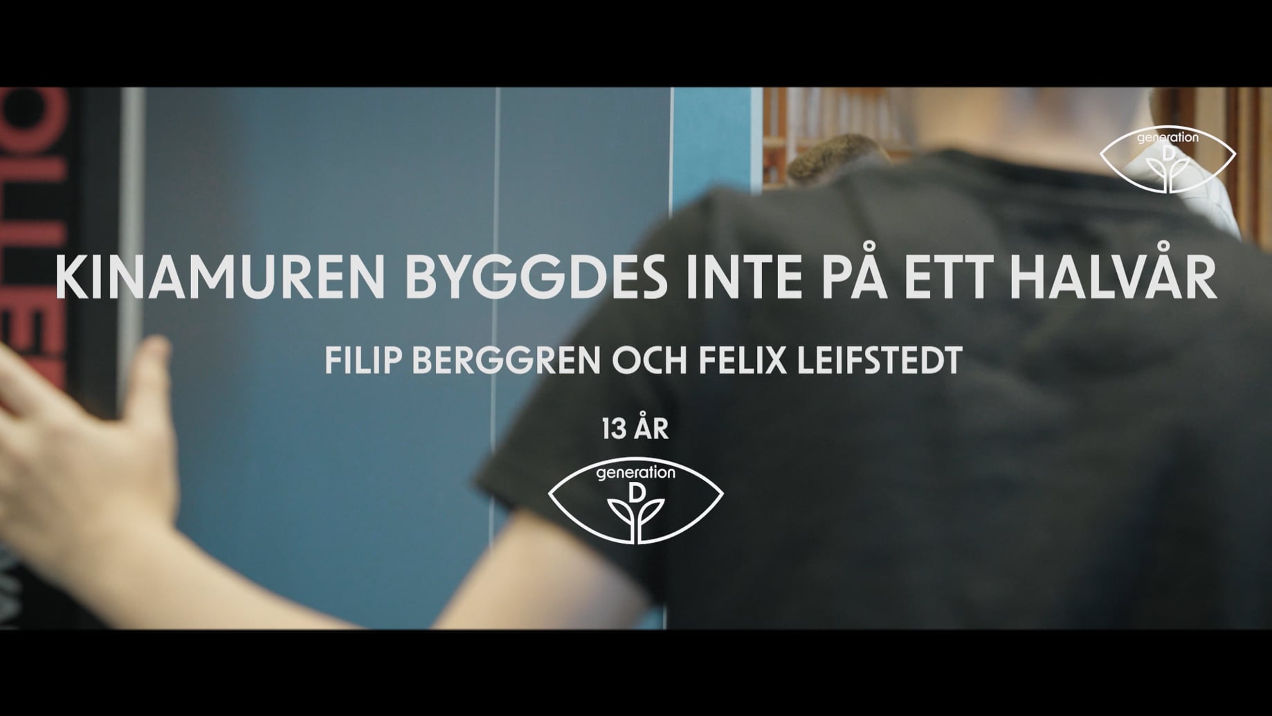 Kinamuren byggdes inte på ett halvår - Generation D