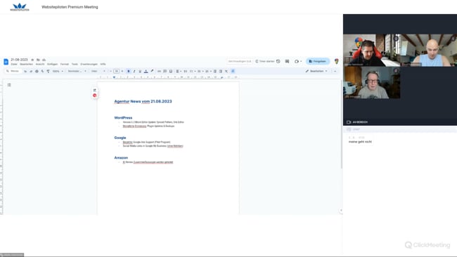 Google Data Studio, LoRa für Stable Diffusion, jQuery und der aktuelle Ki-Bereich, GPUs Mieten & Zielgruppenüberschneidungen mit Michael Klein vom 21.08.23