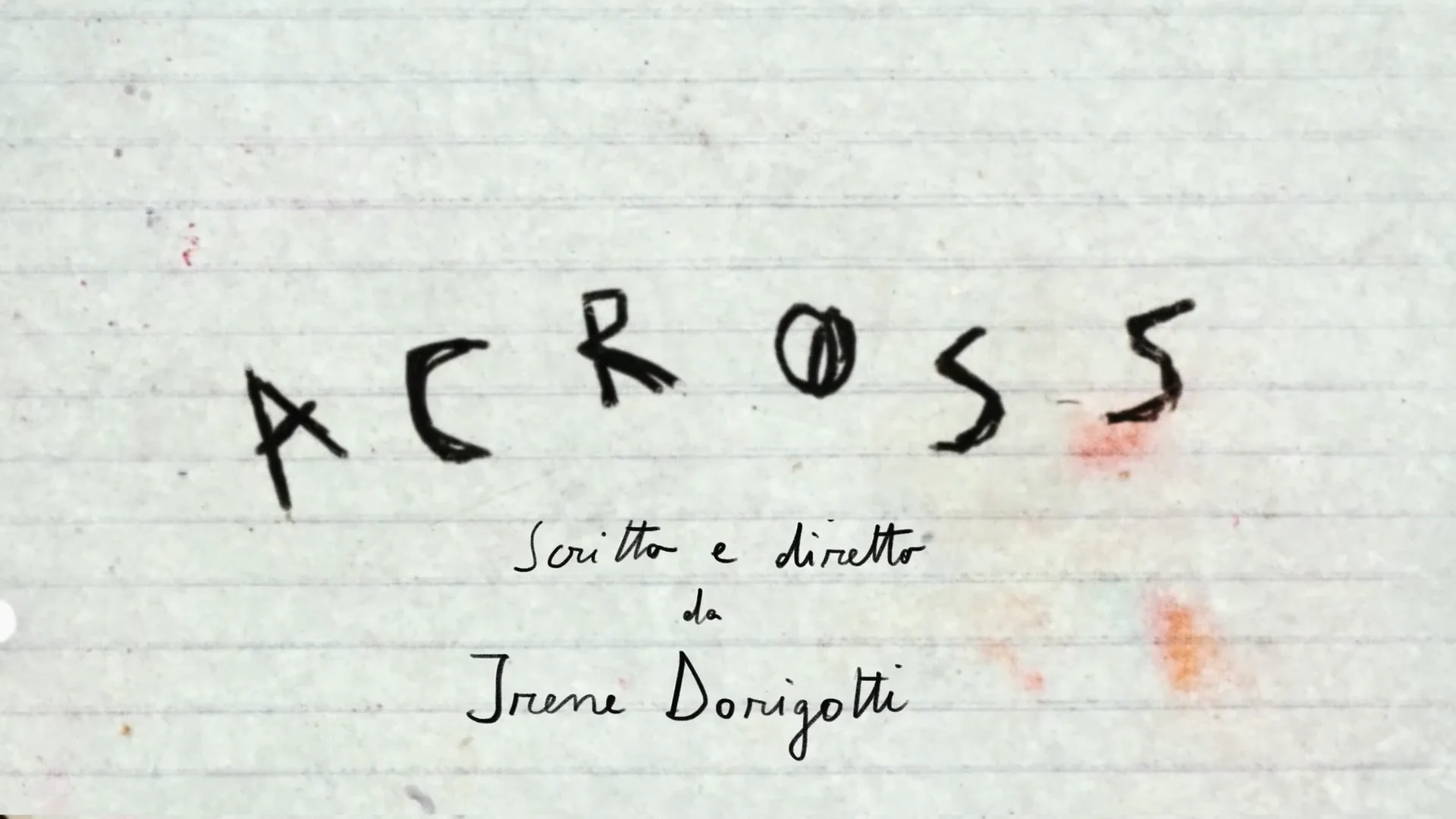 Across Di Irene Dorigotti Trailer On Vimeo