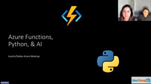 Developing Azure Functions using Python