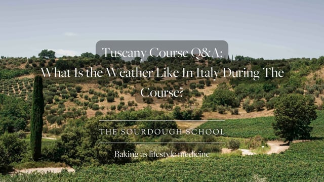 What Is the Weather Like In Italy During The Course?
