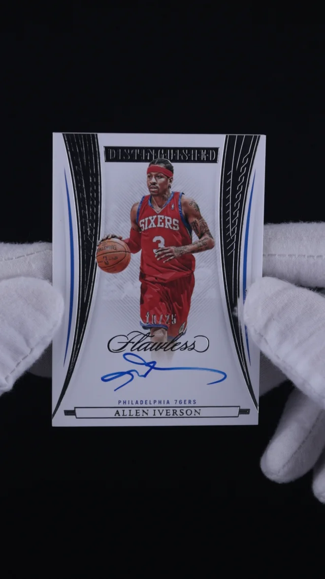 2021 Panini Flawless Distinguished Allen Iverson AUTO /25 #DA-AIV MBA AUTH