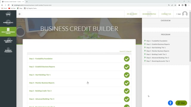 Get Business Credit - Walk through