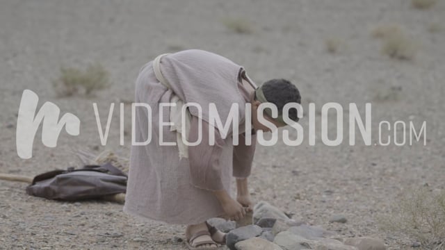 Abraham – Abraham And Isaac – Building The Altar 029