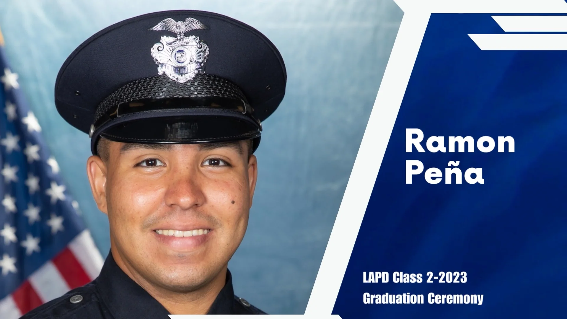 Ramon Peña - LAPD Graduation Ceremony on Vimeo