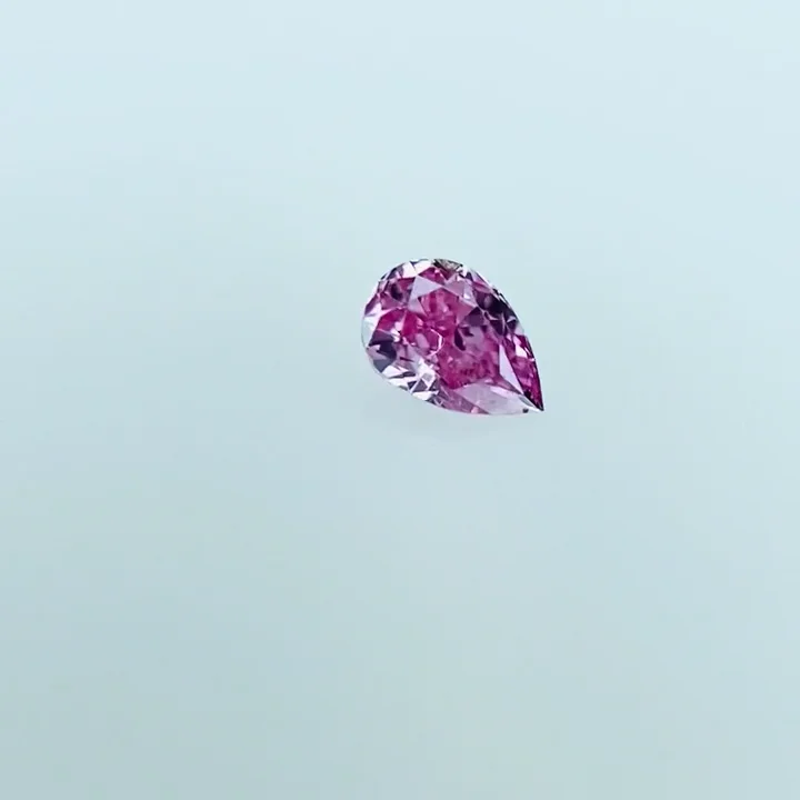 FANCY VIVID PURPLISH PINK 0.056ct PS/RT2165/CGL/GIA-