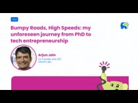 Bumpy Roads, High Speeds: My Unexpected Journey from PhD to Tech Entrepreneurship