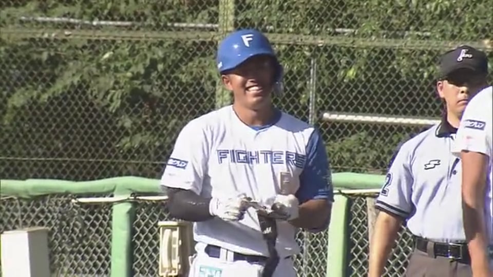 【ファーム】遂に均衡を破る!! ファイターズ・今川優馬 センターへの先制タイムリーヒット!!  2023年8月23日 埼玉西武ライオンズ 対 北海道日本ハムファイターズ