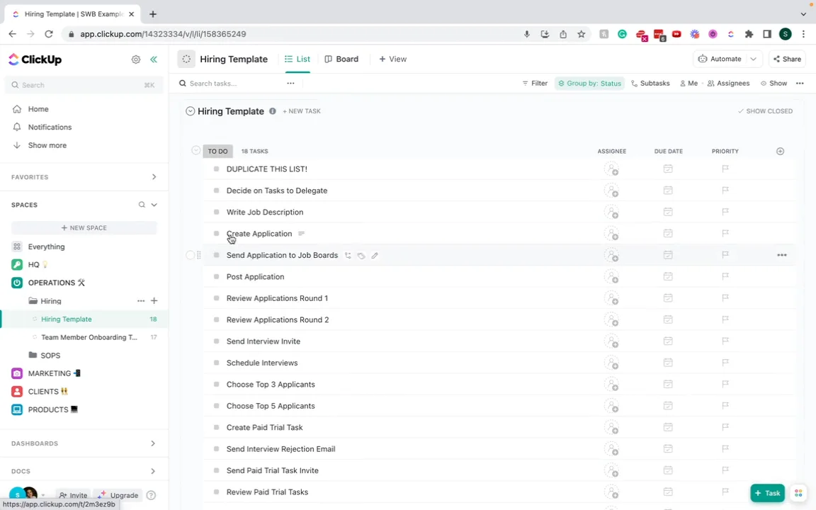 Operations Walkthrough on Vimeo
