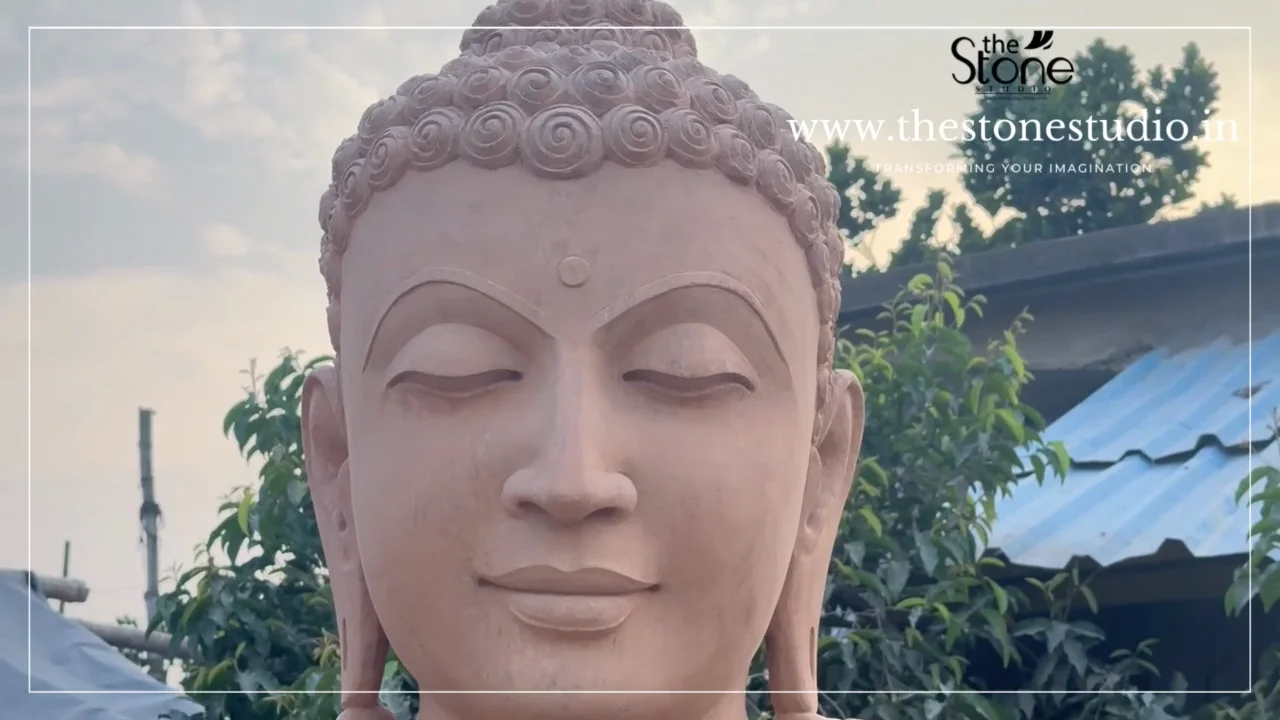 Large Buddha Garden Statue, www.thestonestudio.in on Vimeo