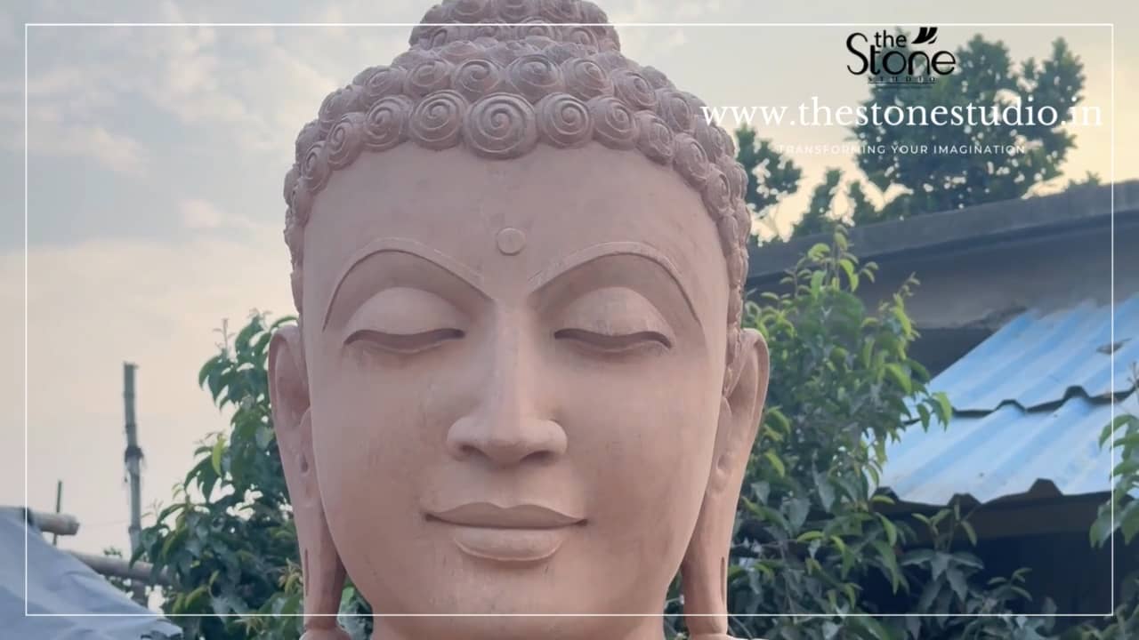 Large Buddha Garden Statue, www.thestonestudio.in on Vimeo