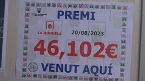 La Quiniela deixa a l'Escala un premi de 46.102 euros