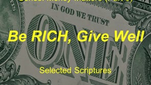 2-27-22, Be RICH, Give Well