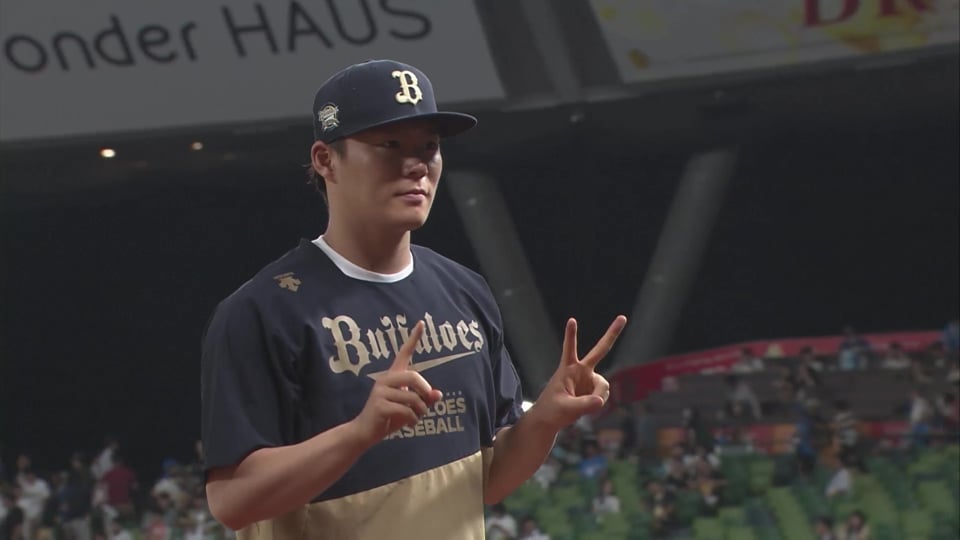 バファローズ・山本由伸投手ヒーローインタビュー 8月23日 埼玉西武ライオンズ 対 オリックス・バファローズ