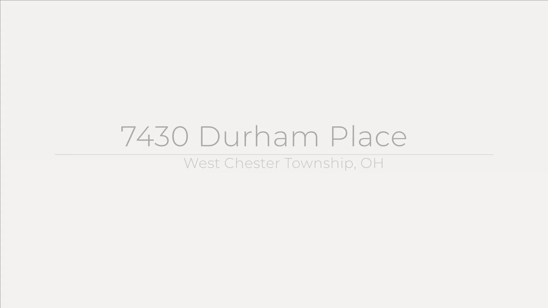 7430 Durham Place, West Chester Township, OH on Vimeo