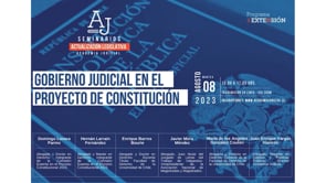 Gobierno Judicial en el Proyecto de Constitución / Domingo Lovera, Hernán Larraín, Enrique Barros, María de los Angeles González, Javier Mora, Juan Enrique Vargas / Público