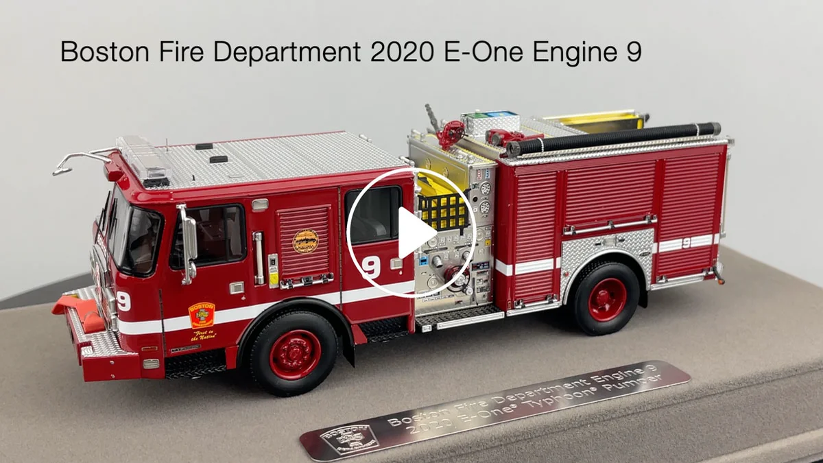 Fire Replicas Boston Fire Department 2020 E-One Typhoon