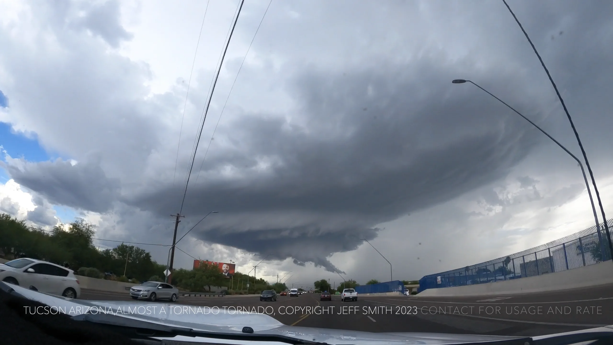 8/21/23 ALMOST A TORNADO TUCSON, ARIZONA / 30 SECOND TIME LAPSE