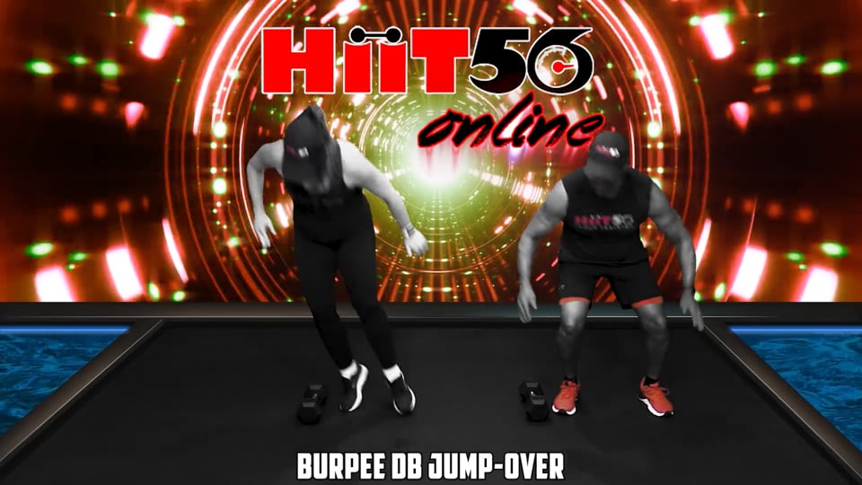 Burpee DB Jump-Over