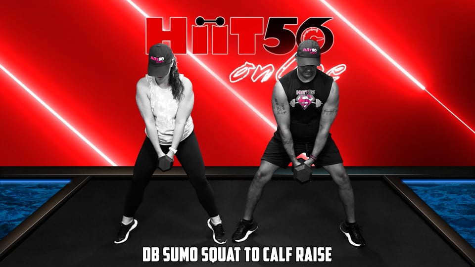 DB Sumo Squat to Calf Raise
