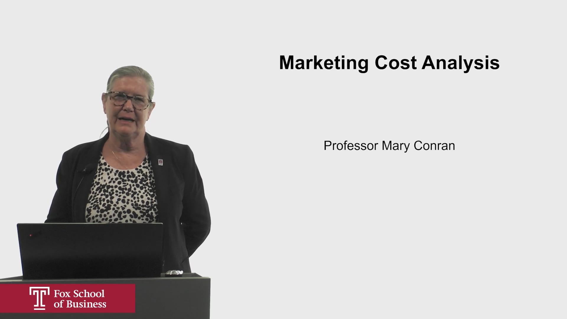Marketing Cost Analysis