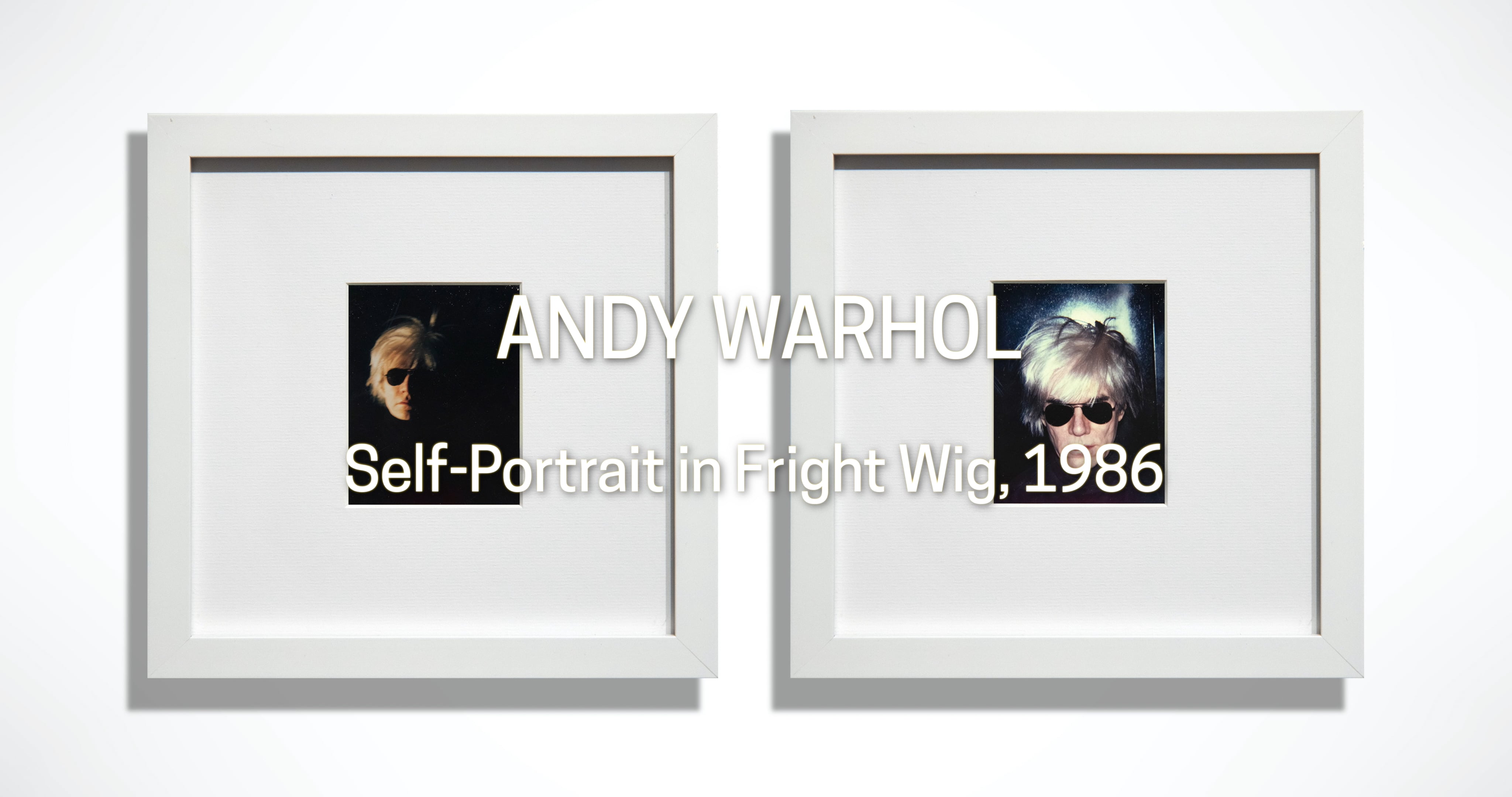 Andy Warhol Self Portrait in Fright Wig 1986