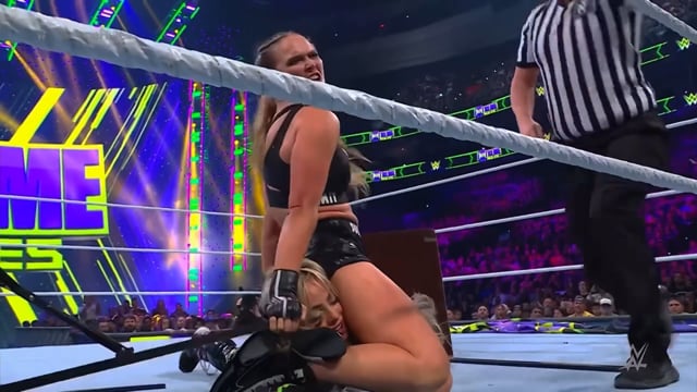 Ronda Rousey brutalizing Liv Morgan.mp4