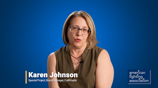 Frame from Karen Johnson: Craftmade Video 2
