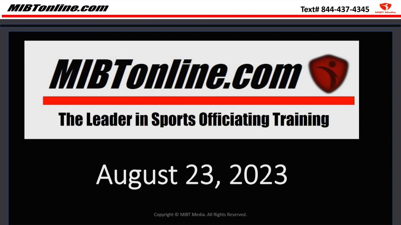 Weekly Football Training Meeting for 8-23-23