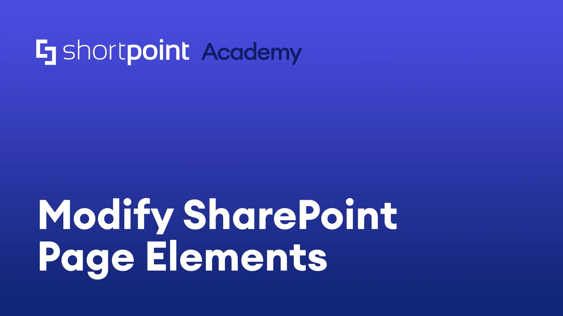 Modify SharePoint site page elements thumbnail