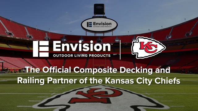 Envision Outdoor Living Products Named the Official Composite Decking and  Railing Partner of the Kansas City Chiefs