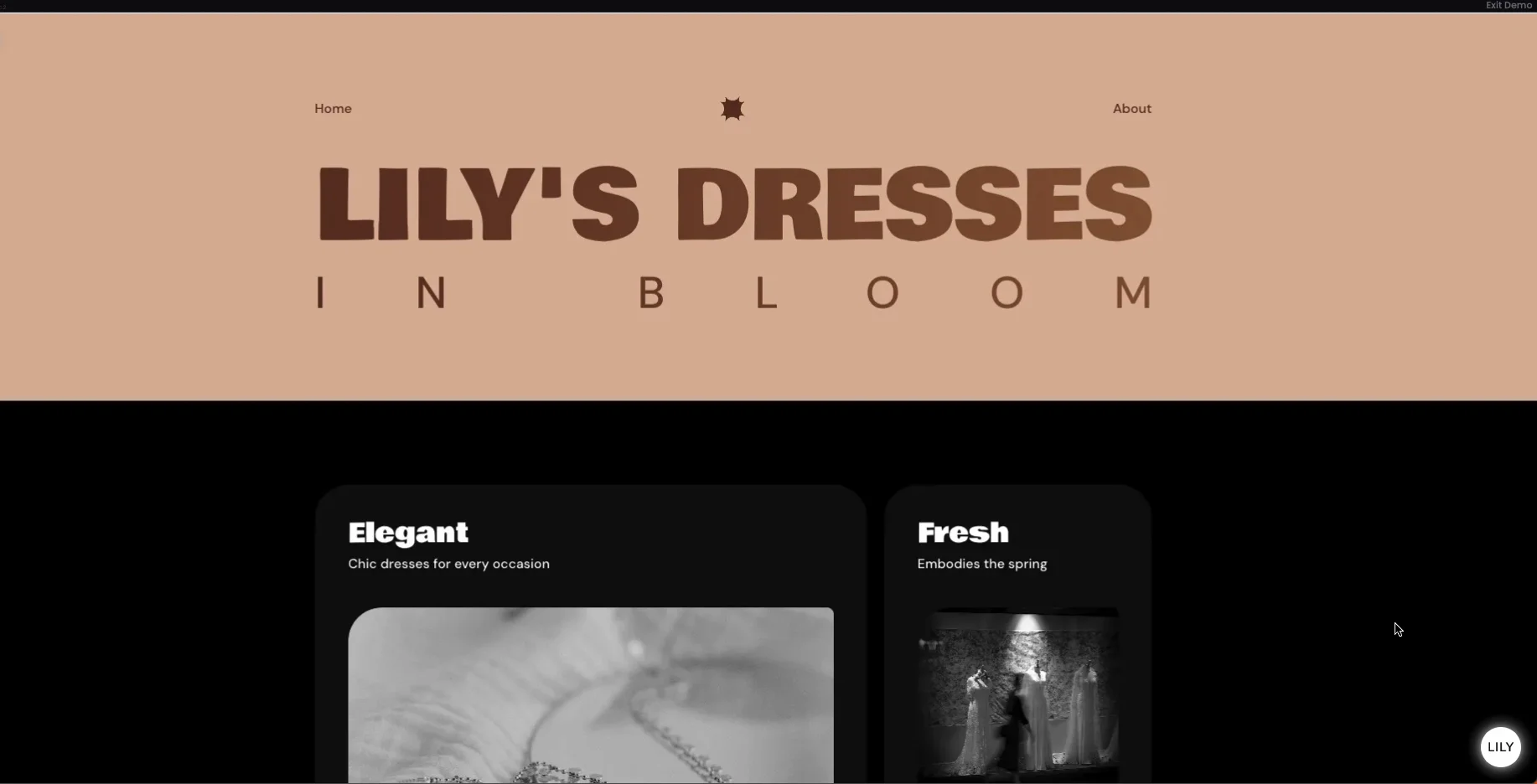 Lily's Floral Dresses Demo on Vimeo