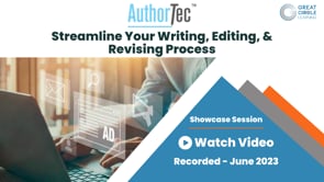 Streamline Your Writing, Editing and Revising Process