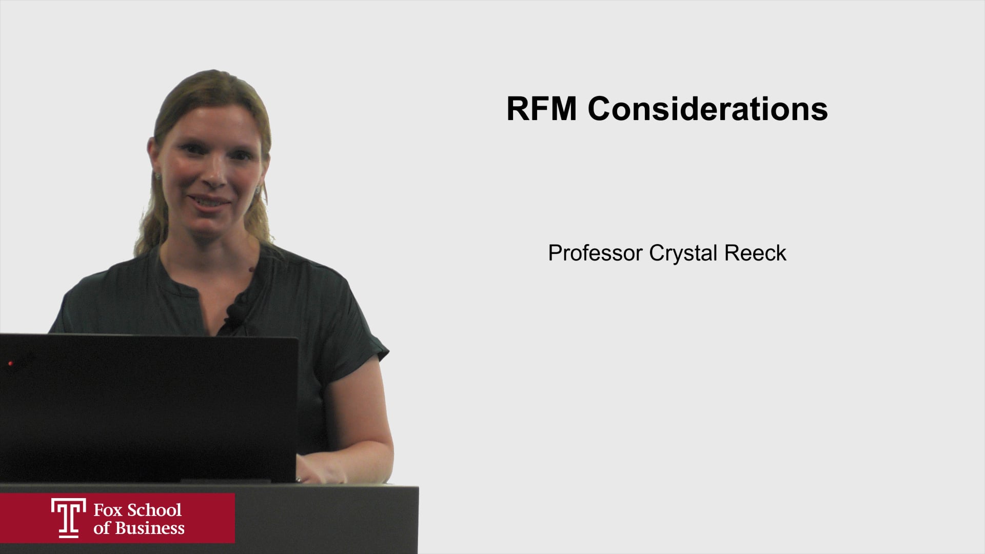 RFM Considerations