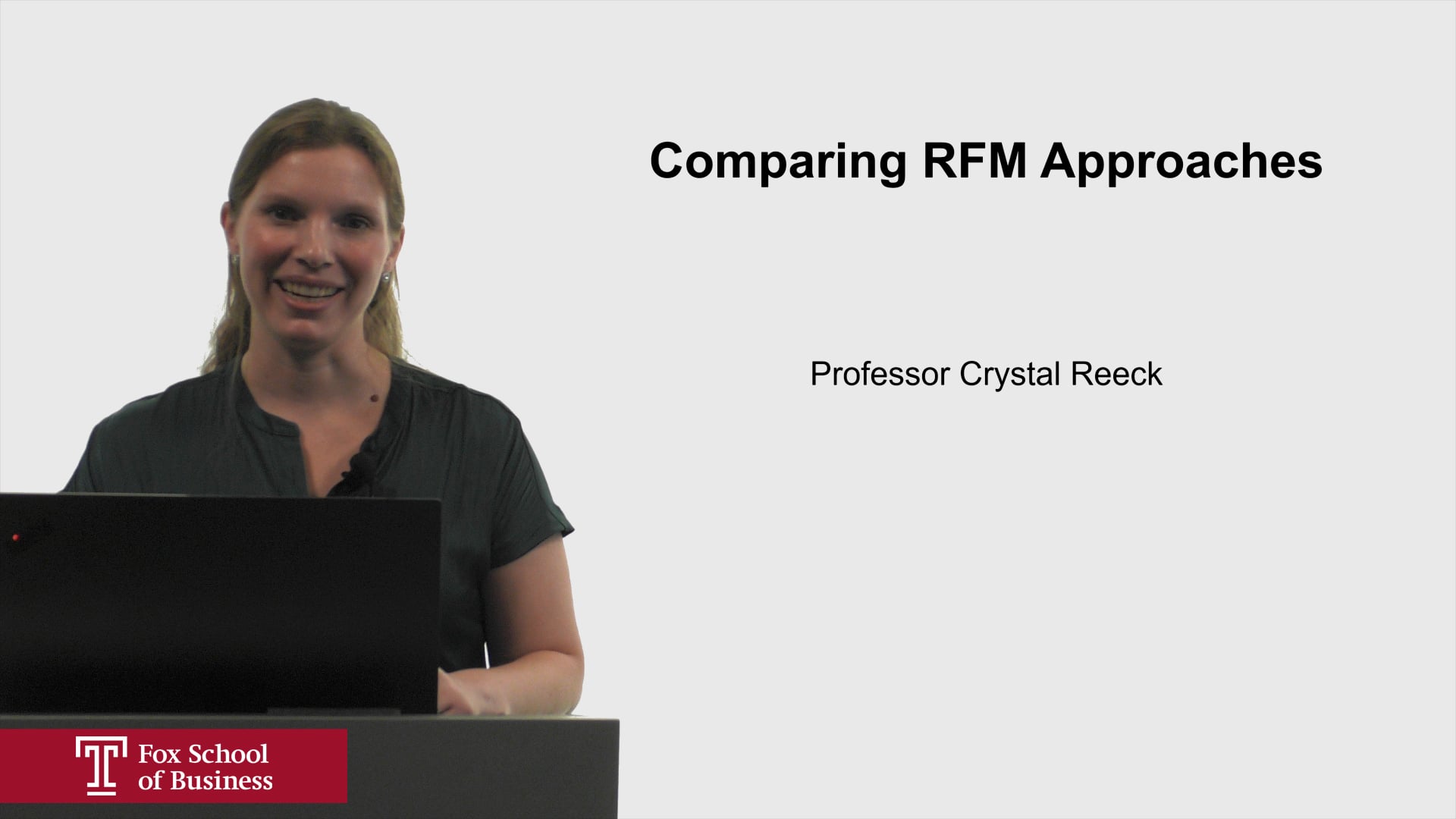Login to view Comparing RFM Approaches