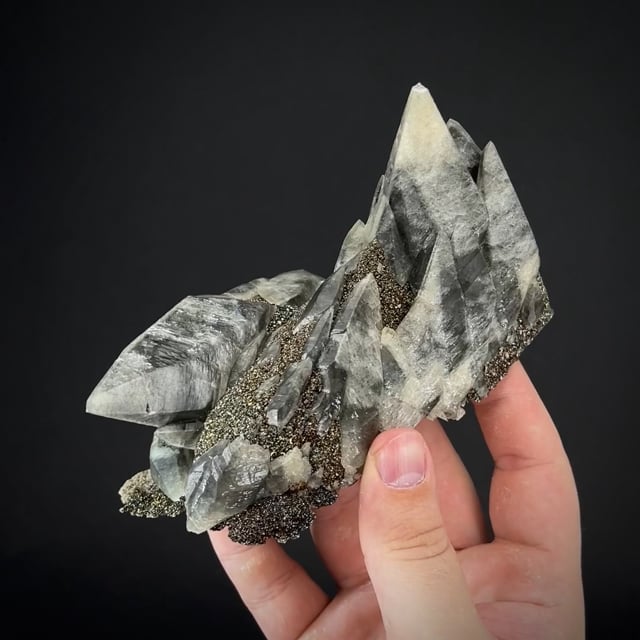 Calcite with Chalcopyrite & Marcasite (classic 1979 find)