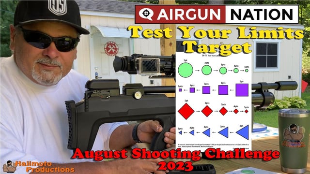 Airgun Nation August 2023 Shooting Challenge - Airgun101