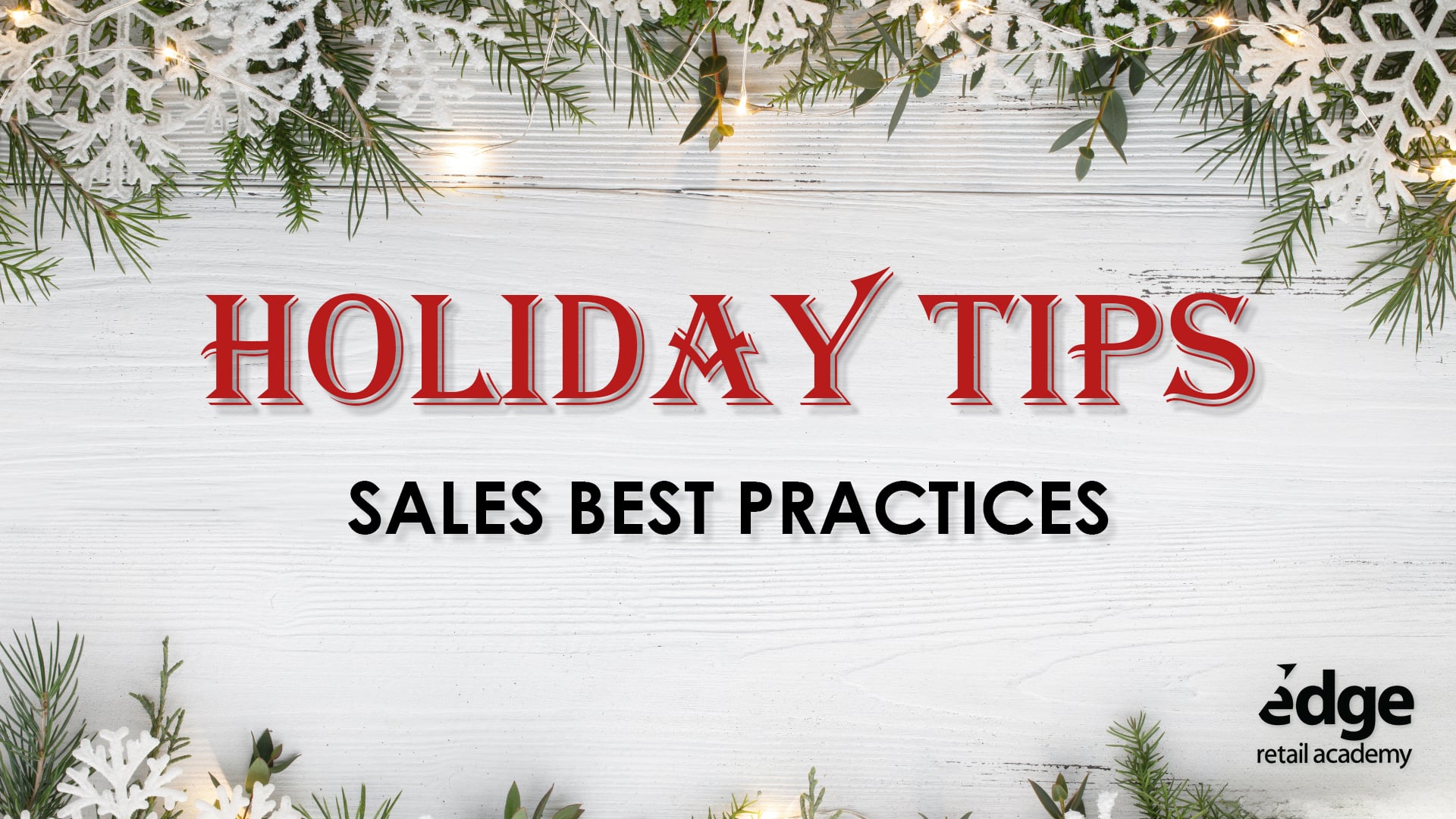 2023 Holiday Tip 9 - Sales Best Practices On Vimeo