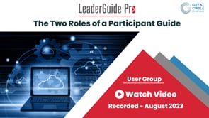 LeaderGuide Pro User Group - August 2023