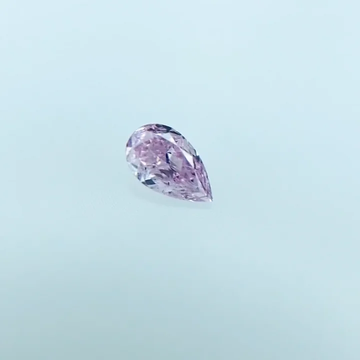 FANCY INTENSE PURPLISH PINK 0.110ct PS/RT2216/GIA/CGL