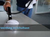 Vaporex DS2 Pro - Einsatz Reinigung Schulhaus