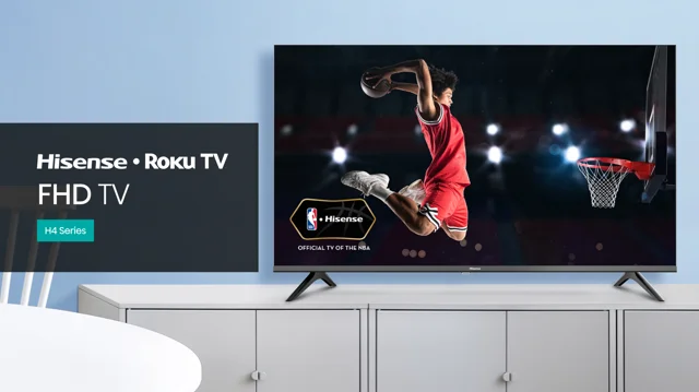 Pantalla Smart TV Hisense LCD de 43 pulgadas Full HD 40H4030F con Roku TV