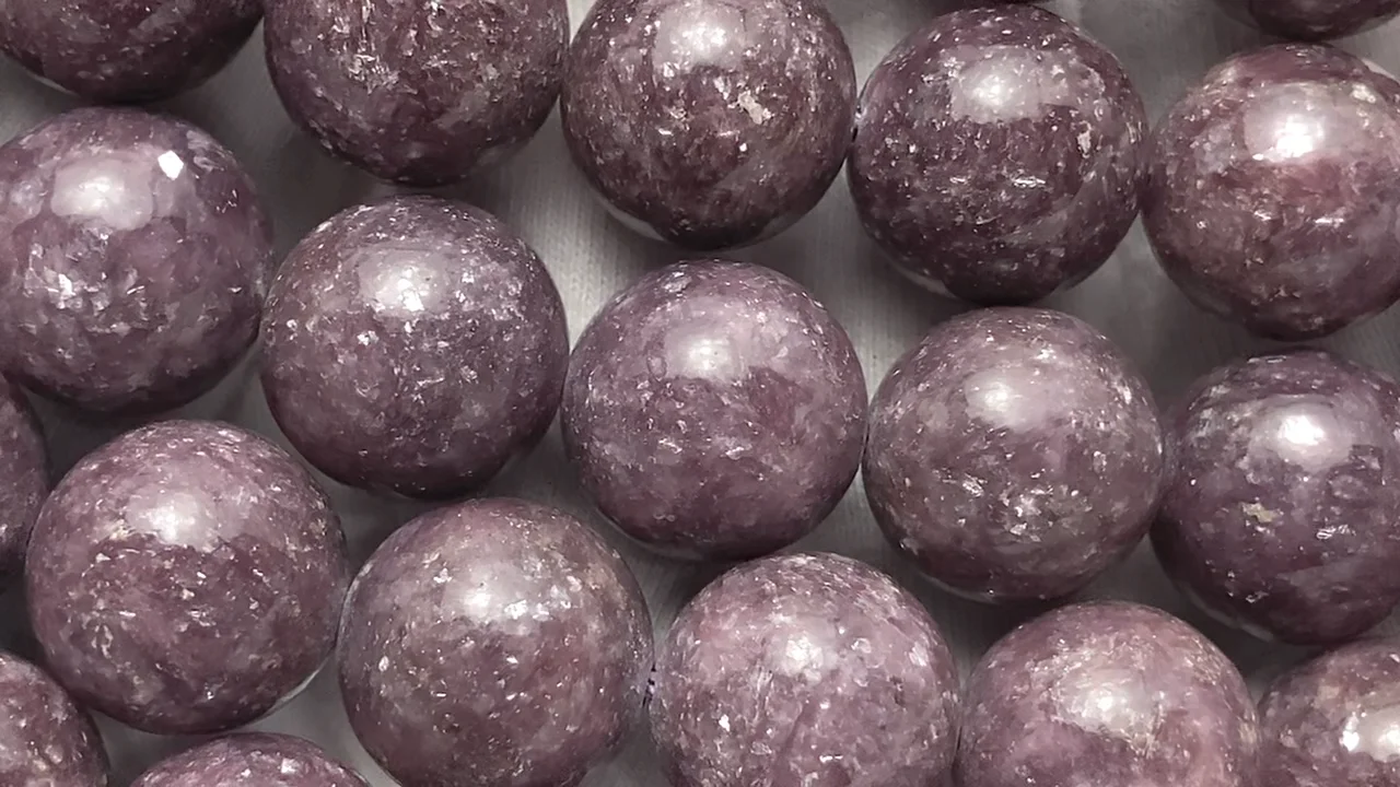 レピドライト ラウンド14mm ｜天然石ビーズの卸問屋・通販ケンケンジェムズ