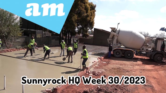 Week Thirty 2023 Vlog of Sunnyrock HQ, Foundation for Demo Center and Distilled Water Plant