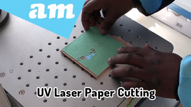 Paper Cutting by UV Laser for Paper Craft Making with Clear Paper Cut on Intricate Designs